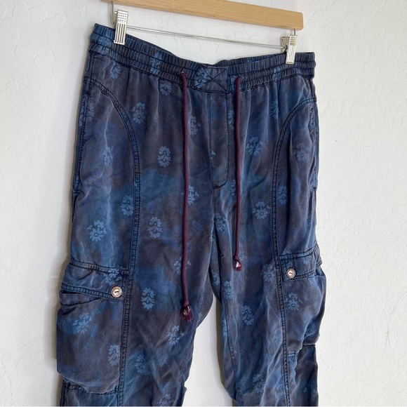 Anthropologie Pull On Floral Joggers - Picture 3 of 6